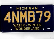 MICHIGAN license plate 