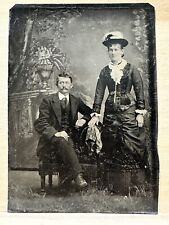 Attractive Young Victorian Couple Wedding  Plate Daguerreotype Photograph picture