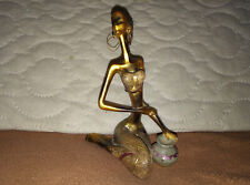 Figurine statuette woman with a jug Exotic India picture