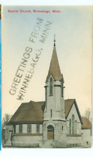 WINNEBAGO,MINNESOTA-BAPTIST CHURCH-GREETINGS-PRE1920-#2041-(MN-UVW) picture