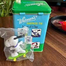 Vintage Whitman's 1998 Peanuts Snoopy Surprise Tin With Toy picture