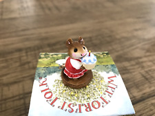 Wee Forest Folk M-99 BIRTHDAY GIRL 🍰 RARE Red Color 1/30 SPECIAL ~ PRISTINE picture