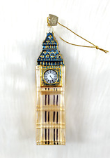 Kurt Adler Noble Gems Big Ben London England Blown Glass Christmas Ornament picture