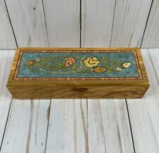 Handmade Marquetry Treasure Box From The Smithsonian Catalog, Made In Italy, picture