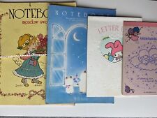 70s & 80s Vintage Sanrio 4pc Notebook Lot - My Melody Little Twin Stars + 2 more picture