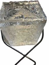Rare 70s Lucite Acrylic Ice Bucket Block Textured Plexi Wilardy Vintage MCM Mint picture