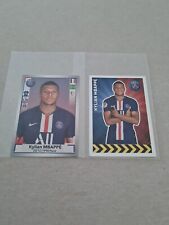 2020 Kylian Mbappe Rookie Lot of 2 Stickers Panini Foot #383 #386 picture