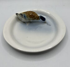Metzler & Ortloff Germany Porcelain  Trinket Dish Figurine Duck At Pond picture