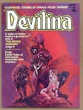 Devilina #1 (FVF) Satan sister Vampires horror mermaids 1975 Atlas Seaboard W894 picture