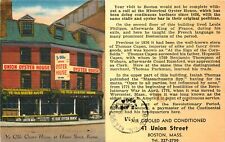 Union Oyster House Boston Massachusetts MA pm 1964  Postcard picture