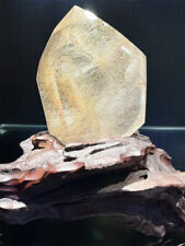 Top 840g Natural Rutile Stand quartz crystal specimen stand reiki Crystal decor picture