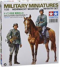 Tamiya 1/35 Military Miniature Series No.53 German Army Officer Riding Set picture