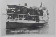 Steamship Steamer LAWRENCE real photo postcard RPPC picture