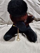 Vintage French Poodle Transistor Radio Stuffed Animal Plush 1960’s Tested picture