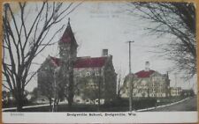 1909 Postcard: Dodgeville School- Dodgeville, Wisconsin picture
