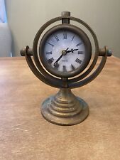 Vintage Prestige Nautical Brass Ship Desk Mantle Clock picture