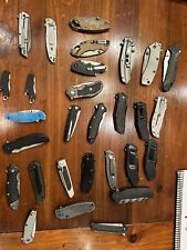 20+|- ASSORTED EDC Knives. Kershaw, Gerber, Crkt, Smith+Wesson, etc. $215+ value picture