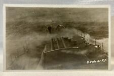 Real Photo Aboard Naval Battleship WW1 | Norbert George Moser | 1910-1919 | RPPC picture