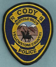 CODY WYOMING POLICE SHOULDER PATCH picture