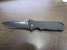 Blackhawk Point Man Pocket Knife Combo Edge Blade AUS 8A picture