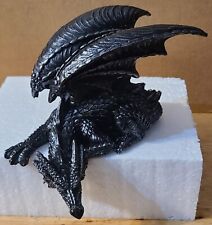 DRAGON SILENT SENTINEL FANTASY MYTHICAL FIGURINE picture