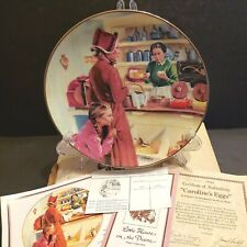 “Caroline’s Eggs” 4th Plate Little House on the Prairie Collector & Trading Card picture