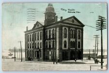 Alton Illinois Postcard City Hall Exterior View Building c1910 Vintage Antique picture