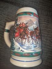 Vintage 1993 Budweiser Stein ‘SPECIAL DELIVERY” Holiday  7  in Tall  Ceramarte picture