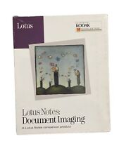 Lotus Notes Document Imaging Incorporating Kodak imaging Software 1992 Sealed picture