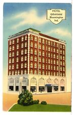 1948 - HOTEL GRAHAM Bloomington IN Roadside America Postcard picture