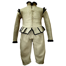 Medieval Full Complete Set of Thick Padded Cotton Gambeson with pant Arming Art picture