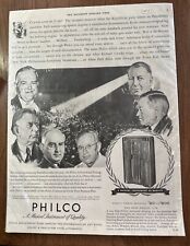Herbert Hoover Republican Presidential Candidate Ad Philco Radio Saturday Post picture