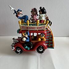 Enesco Disney Next Stop Toontown Hooray For Hollywood Tour Bus Music Box picture