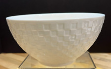Wedgwood Night and Day White Checker Board  Bowl 7.5