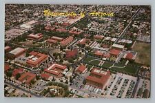 Tucson Arizona AZ University Of Arizona Aerial View Chrome Postcard 1950s picture