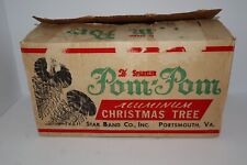 Vintage SPARKLER POM POM Aluminum Christmas Tree Star-Band M452 4Ft original box picture