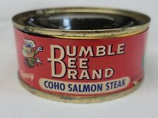 Vintage Bumble Bee Brand Fancy Coho Salmon Steak 3 3/4oz - Unopened picture