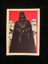 1980 FKS Empire Strikes Back Sticker #1 TITLE CARD Darth Vader Vg/Ex picture