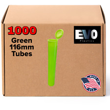 116MM Pre-Roll Tubes | Green | Container for King Size - 1000 Box picture