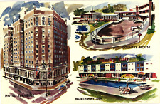 Hotel Syracuse Motor Inn NY Unused Postcard 1960s picture