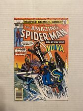 AMAZING SPIDER-MAN #171-1ST TEAM-UP WITH NOVA-PHOTON APPEARS Newsstand picture