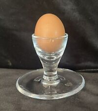 Vintage Holmegaard Per Lutken Glass Egg Cup Scandanavian Art Glass picture