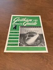 Rare Gotham Life Guide - The Official Metropolitan - New York City 1949 picture