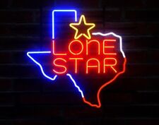 New Texas Lone Star Neon Sign Lamp Beer Bar Pub Gift Light 17