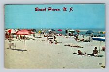 Beach Haven NJ-New Jersey, Sun Bathing at the Beach, Antique Vintage Postcard picture