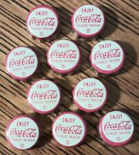 10 Mini COCA COLA soda Bottle Caps picture