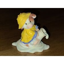 Vintage Mary's Moo Moos WHEN IT RAINS IT POURS Figurine #296880 picture