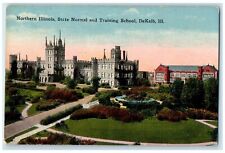 c1910 Northern Illinois State Normal & Training School De Kalb Illinois Postcard picture