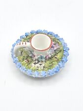 Vintage Elfinware Germany Miniature Floral Porcelain Candle Holder picture