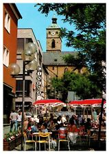 Schweinfurt Partie Am Marktplatz Chrome Postcard City UNP Clock Tower  picture